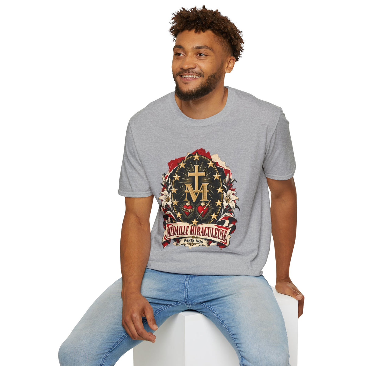 Medaille Miraculeuse Catholic Faith T-Shirt