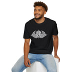 Occult Trident Graphic T-Shirt — Gothic Sigil Chest Design - MATER AETERNA