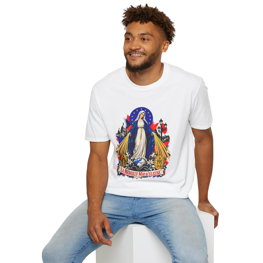 Virgin Mary 'La Médaille Miraculeuse' Graphic T-Shirt