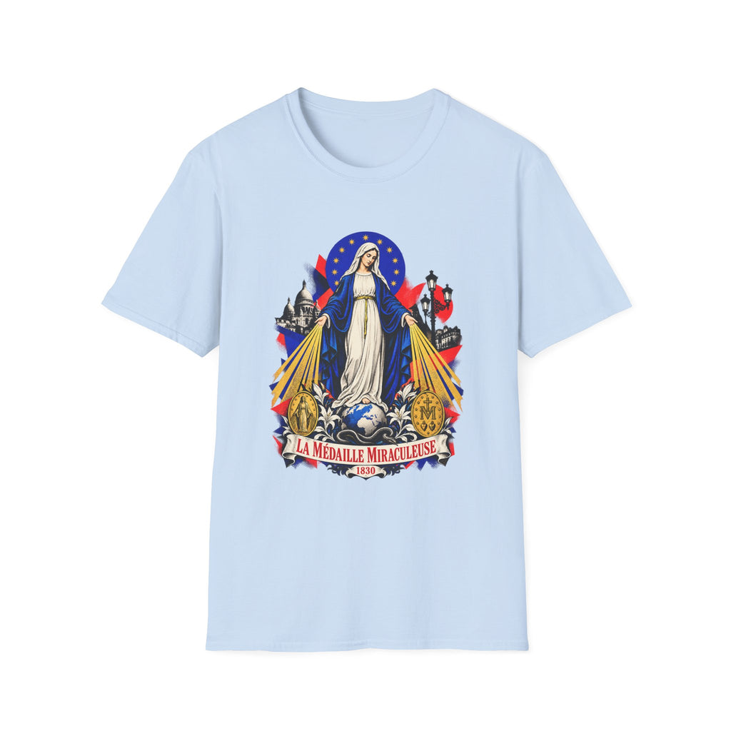 Virgin Mary 'La Médaille Miraculeuse' Graphic T-Shirt
