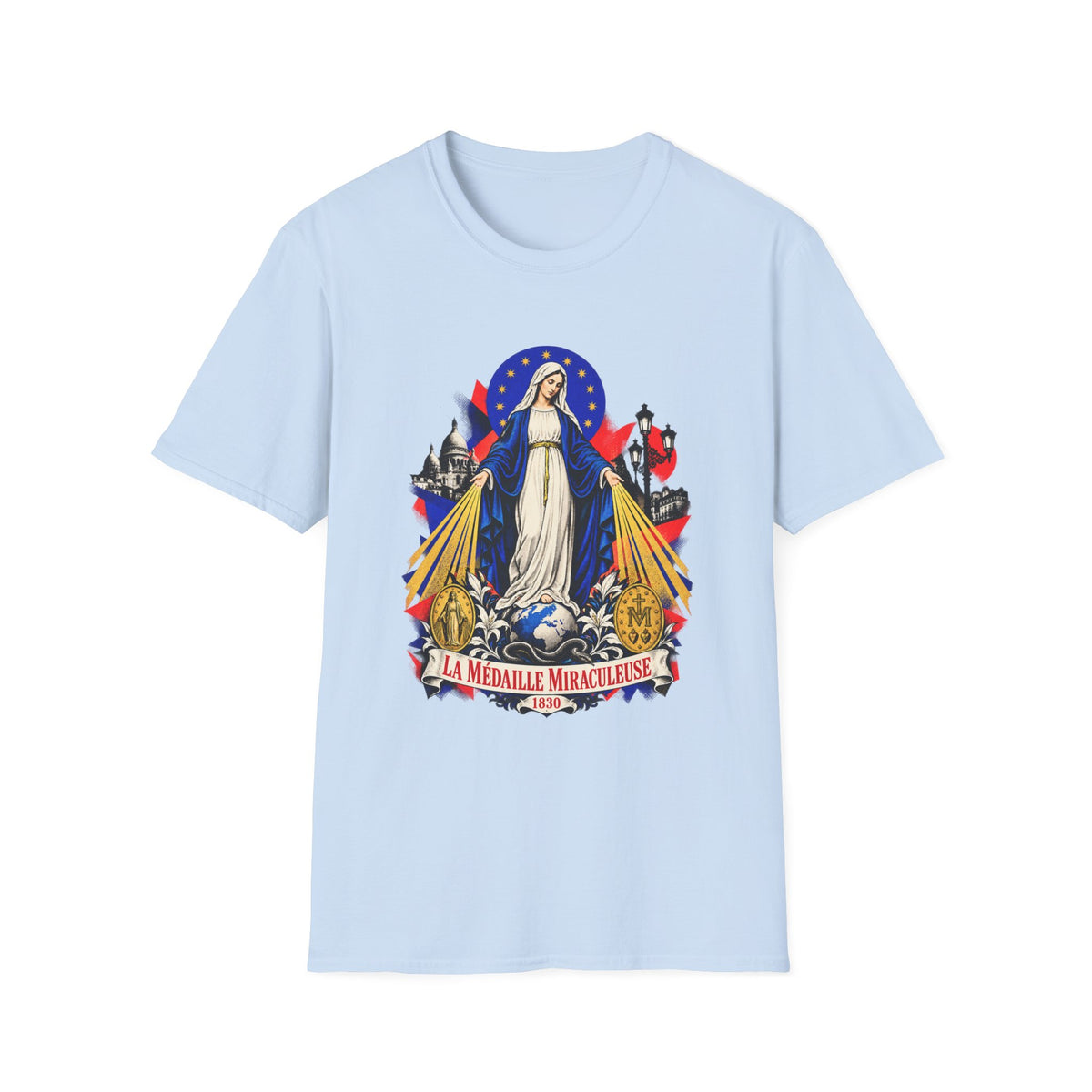 Virgin Mary 'La Médaille Miraculeuse' Graphic T-Shirt