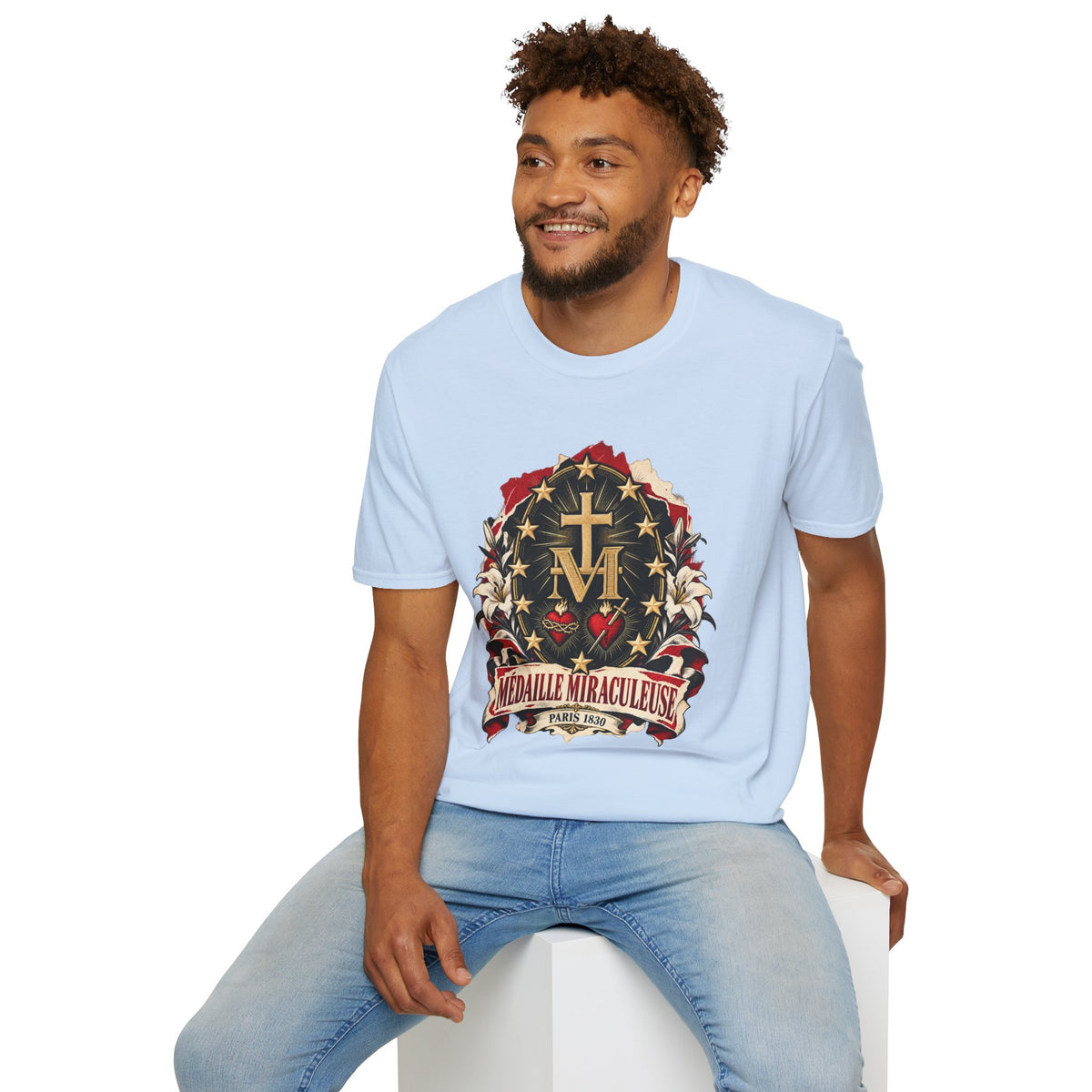 Medaille Miraculeuse Catholic Faith T-Shirt