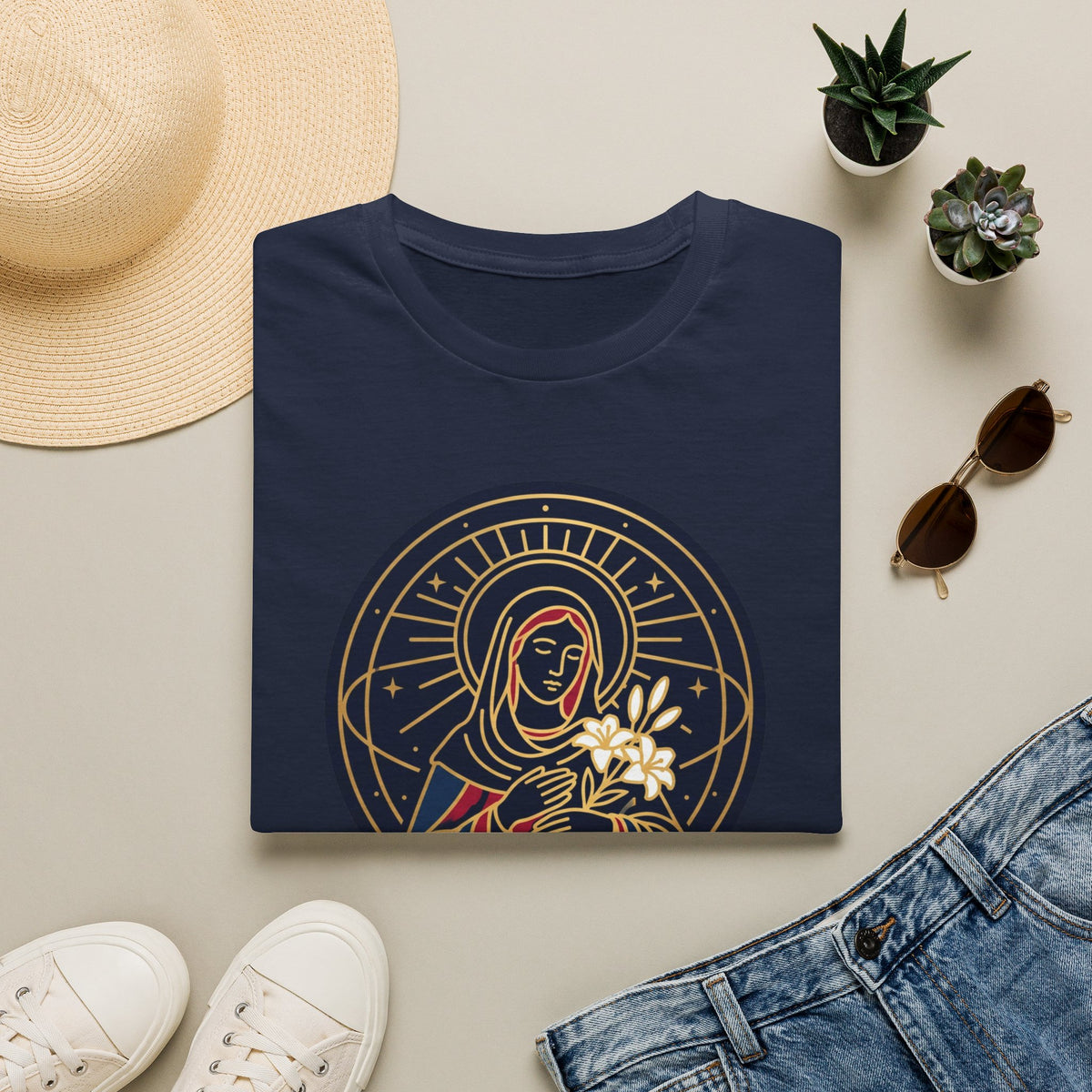 Wear The Light T-Shirt — Radiant Madonna Graphic Tee