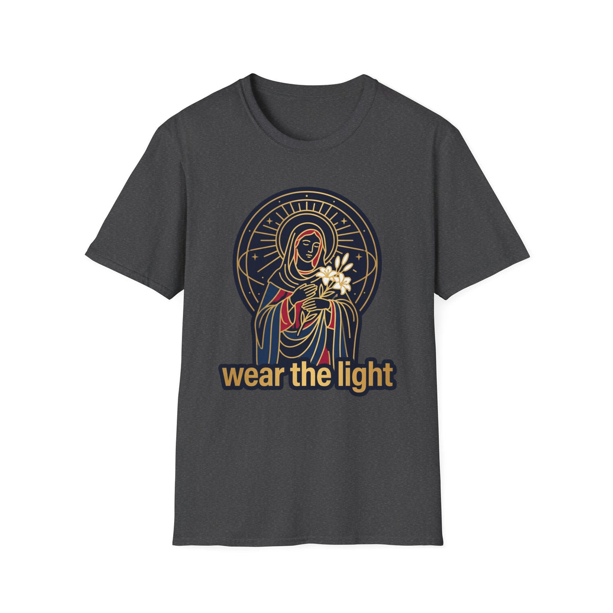 Radiant Madonna T-Shirt — Wear the Light - MATER AETERNA