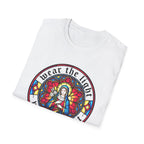 Stained Glass Madonna T-Shirt — Wear the Light - MATER AETERNA