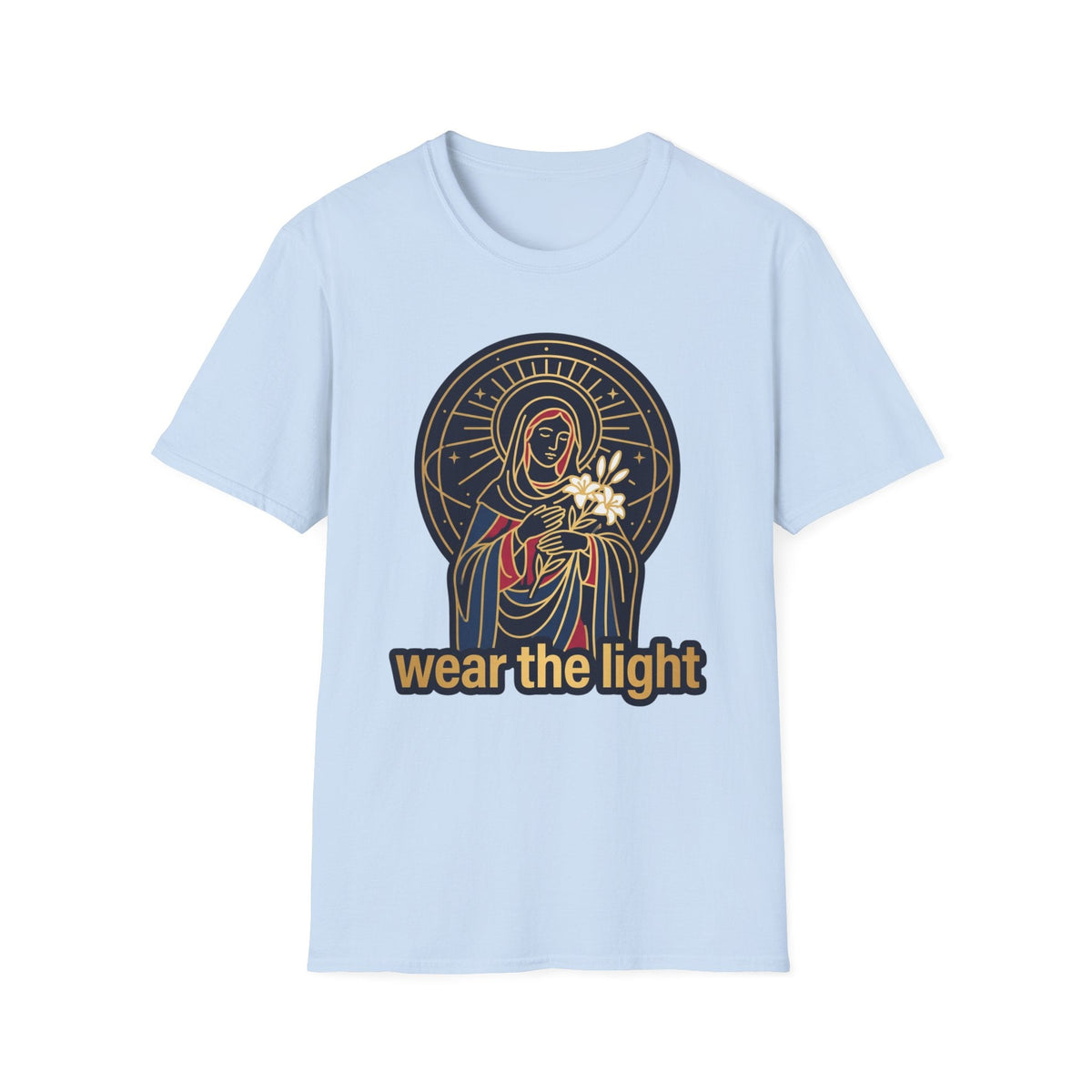Radiant Madonna T-Shirt — Wear the Light - MATER AETERNA