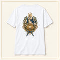 Our Lady of Ta' Pinu — Ex Voto Heart White T-Shirt — compact lay-flat, original print scale and placement — White — back view