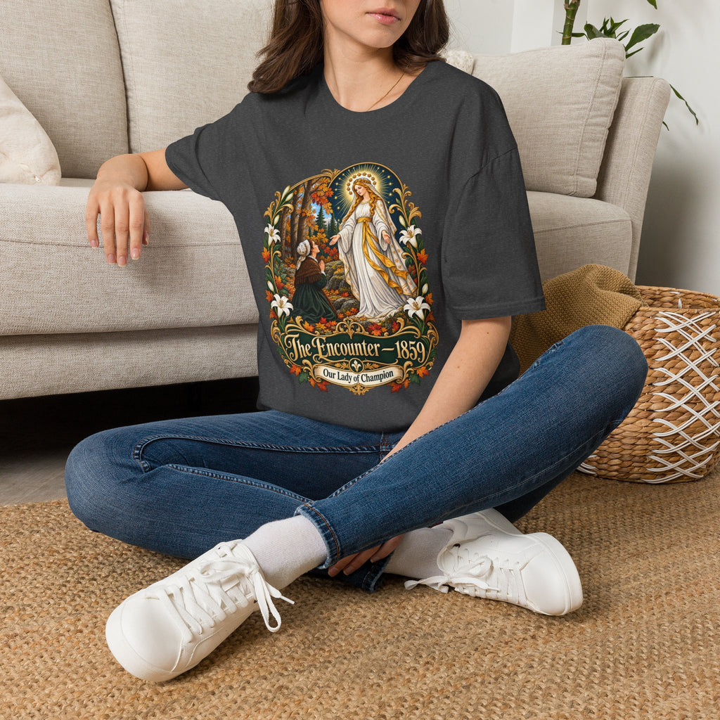 The Encounter 1859 T-Shirt — Our Lady of Champion