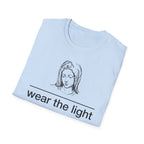 Minimal Inspirational T-Shirt — Wear the Light - MATER AETERNA