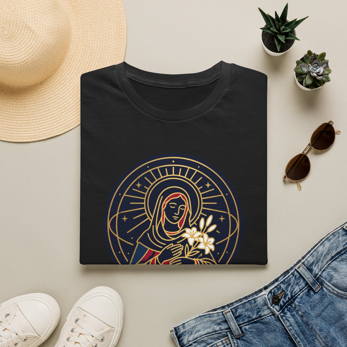 Wear The Light T-Shirt — Radiant Madonna Graphic Tee