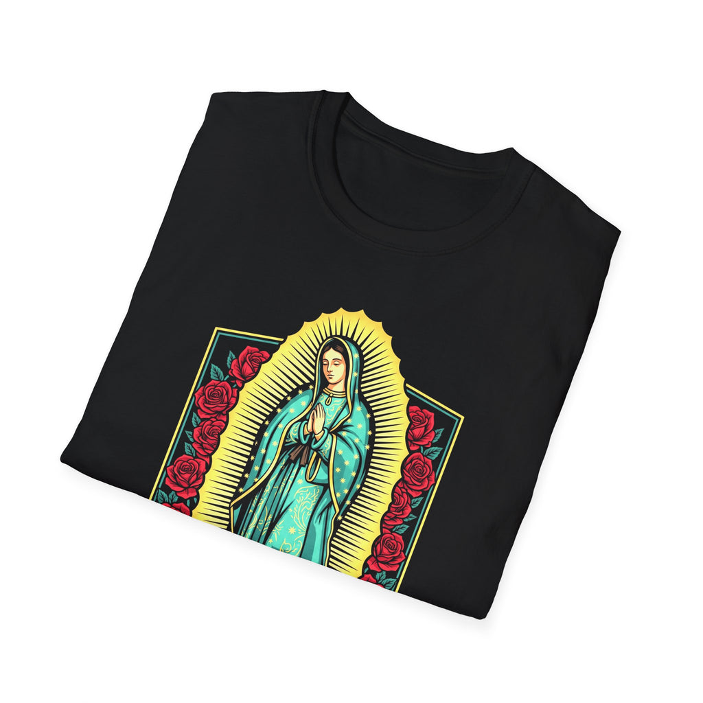 Our Lady of Guadalupe T-Shirt — Floral Devotional - MATER AETERNA