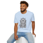 Sacred Woman T-Shirt — Monochrome Sunburst - MATER AETERNA