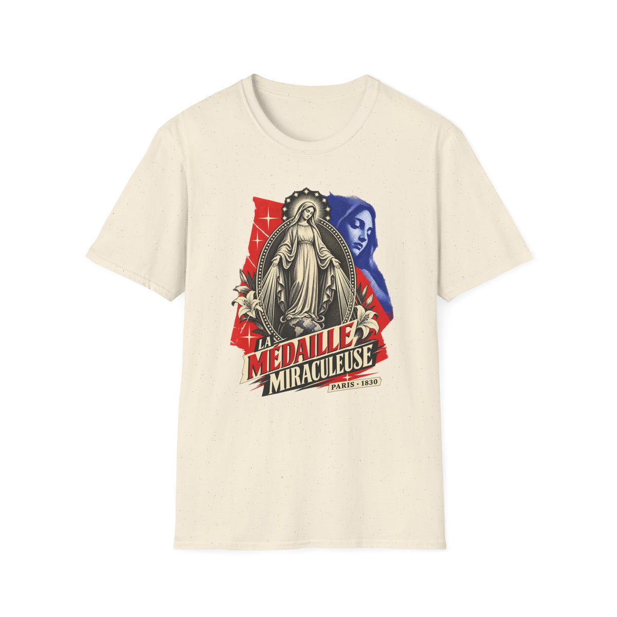 Miraculous Medal T-Shirt — La Médaille Miraculeuse Catholic Devotional Tee