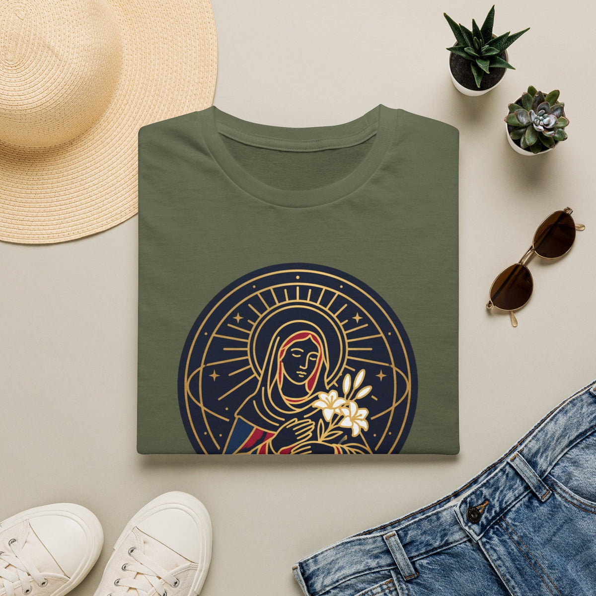 Wear The Light T-Shirt — Radiant Madonna Graphic Tee