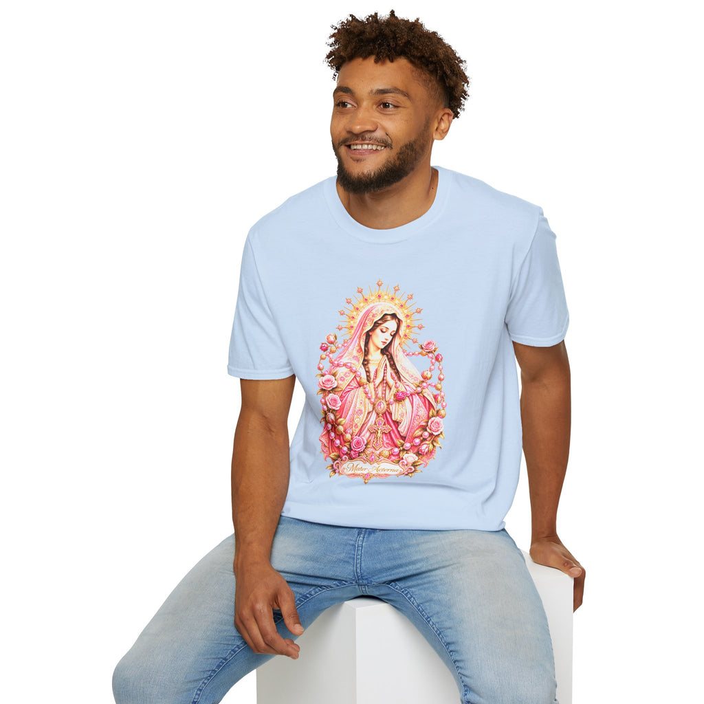 Our Lady of Guadalupe T-Shirt — Vintage Rose - MATER AETERNA