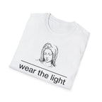 Minimal Inspirational T-Shirt — Wear the Light - MATER AETERNA