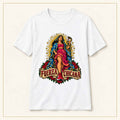 Fuerza Chicana Graphic T-Shirt — Virgen Style Chicana Pride Tee