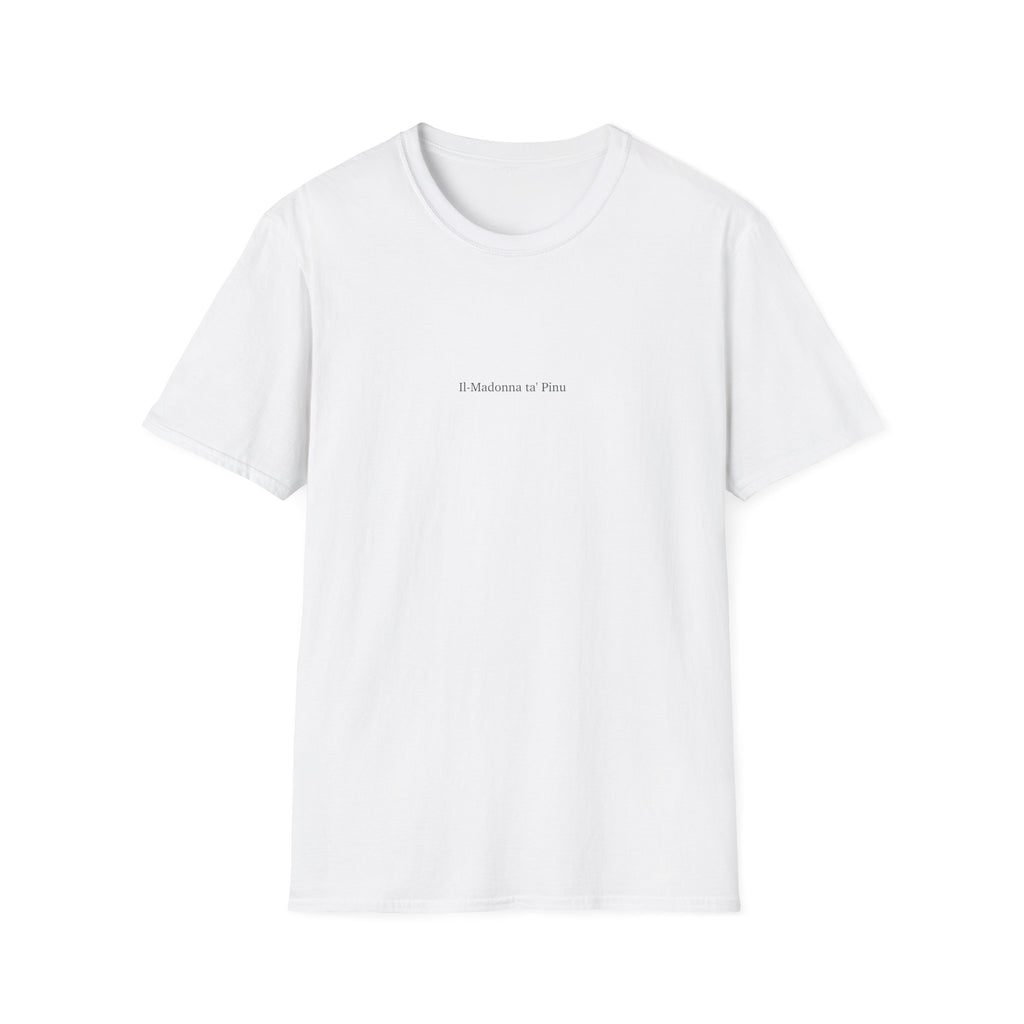 Our Lady of Ta' Pinu — Rose Window White T-Shirt - MATER AETERNA