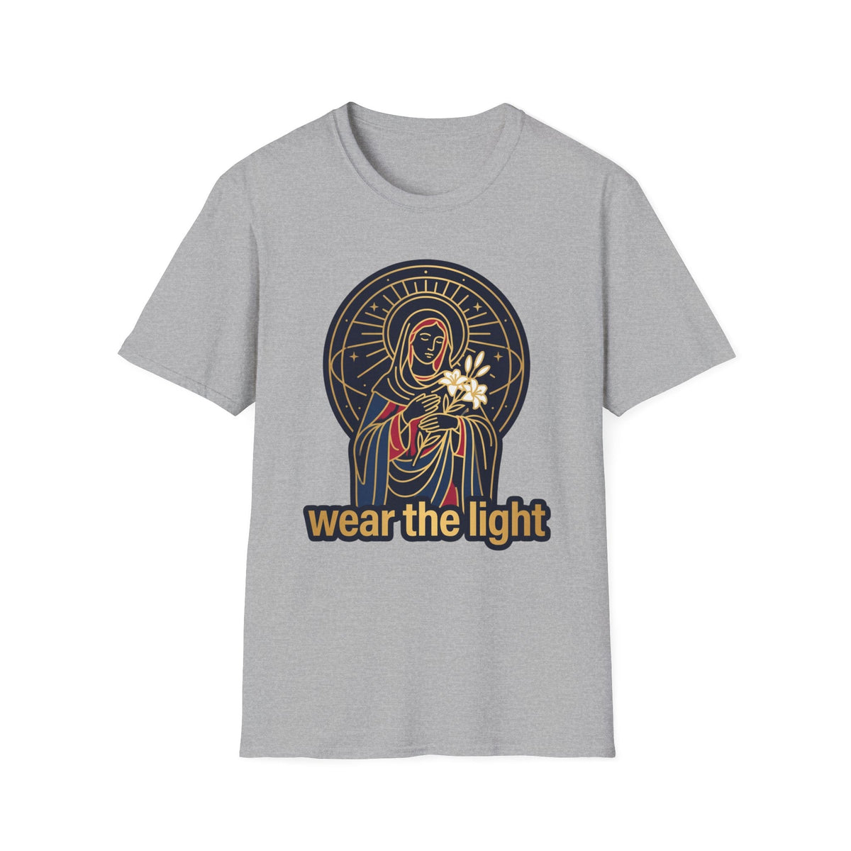 Radiant Madonna T-Shirt — Wear the Light - MATER AETERNA