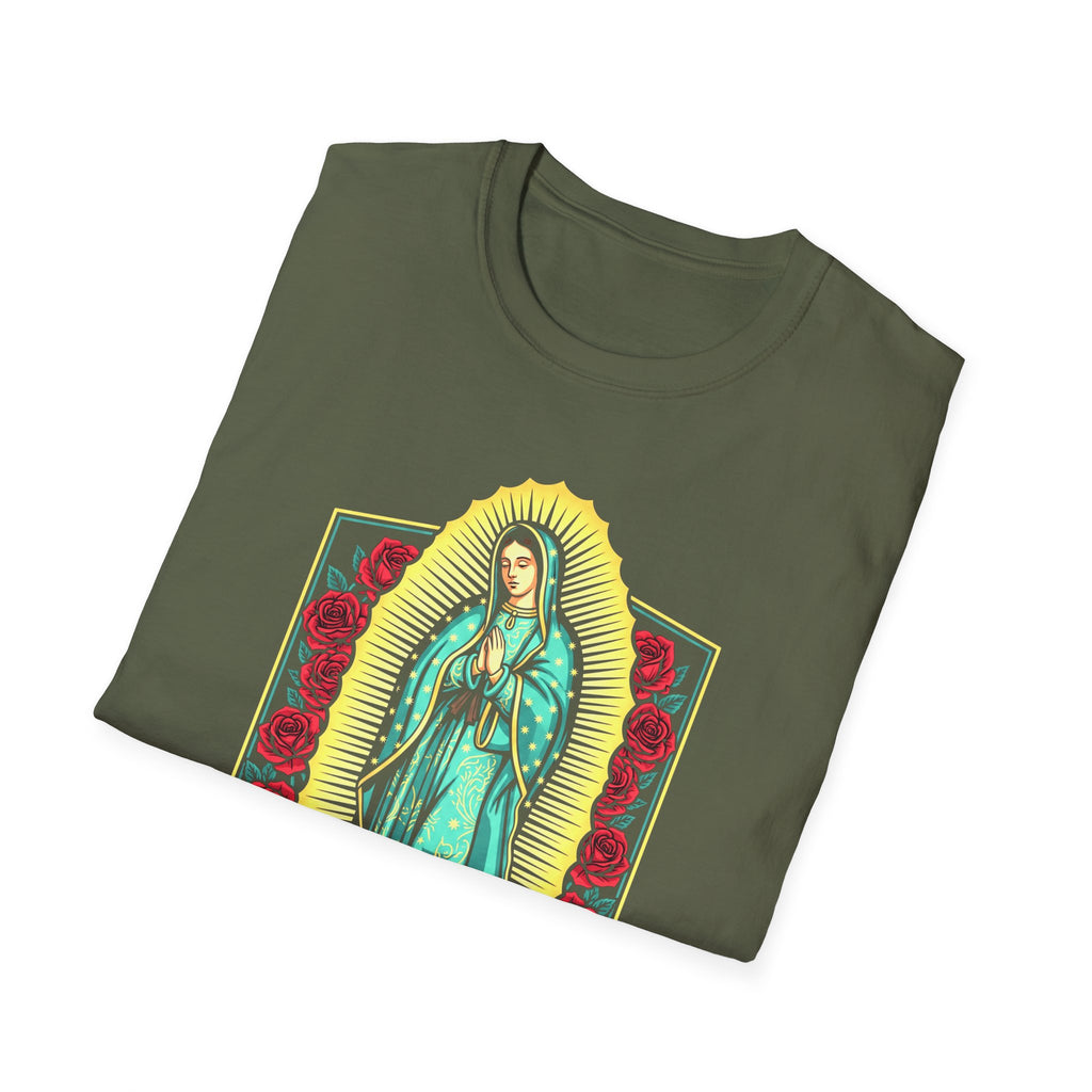 Our Lady of Guadalupe T-Shirt — Floral Devotional - MATER AETERNA
