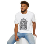 Crowned Woman T-Shirt — Monochrome Sunburst - MATER AETERNA