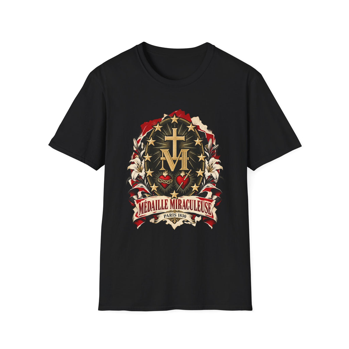 Medaille Miraculeuse Catholic Faith T-Shirt