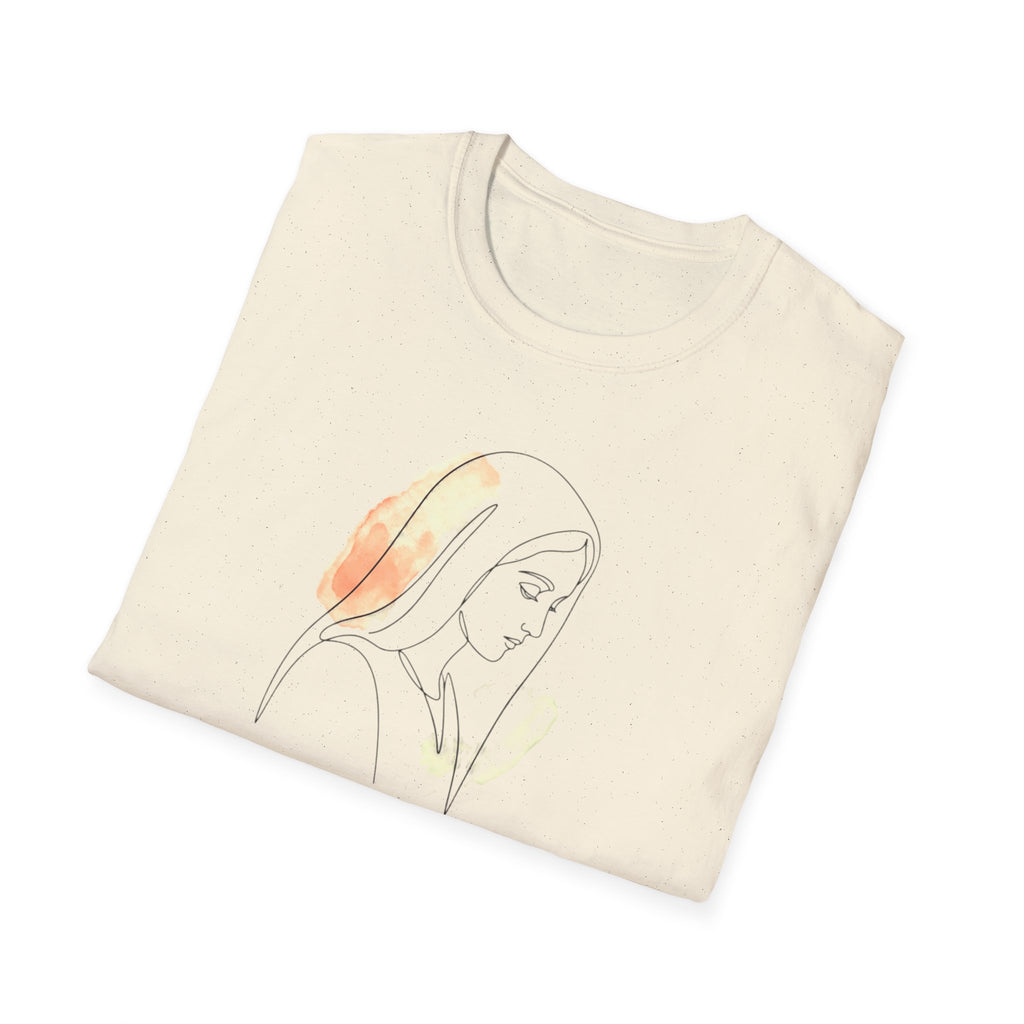 Minimal Line Art T-Shirt — Wear the Light - MATER AETERNA
