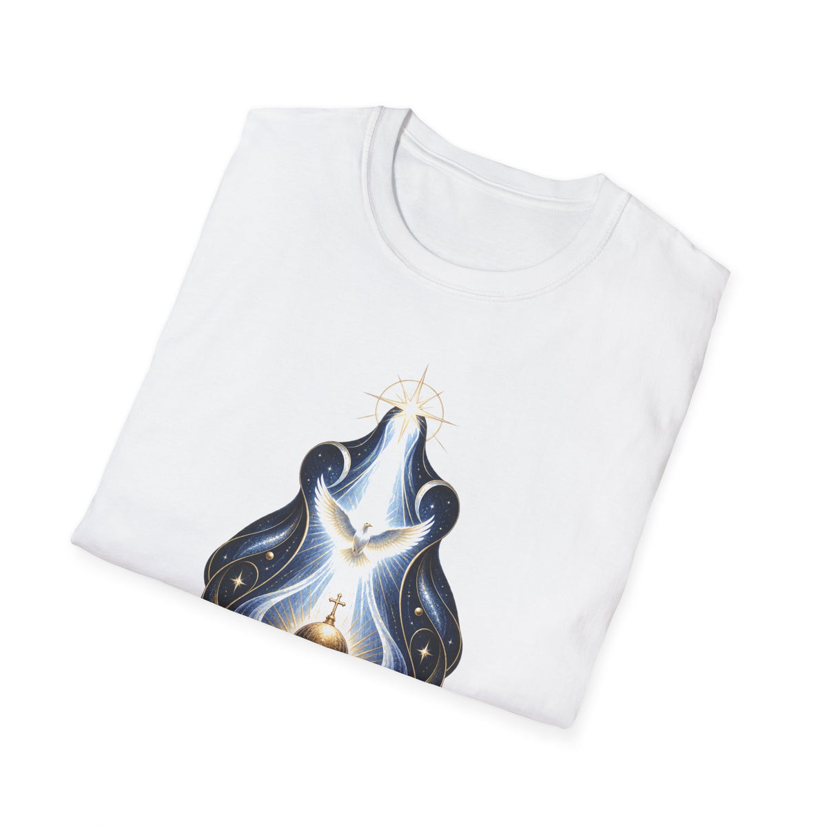 Between Darkness and Glory — Our Lady of Zeitoun 2068 sacred-art T-shirt product view