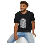 Sacred Woman T-Shirt — Monochrome Sunburst - MATER AETERNA