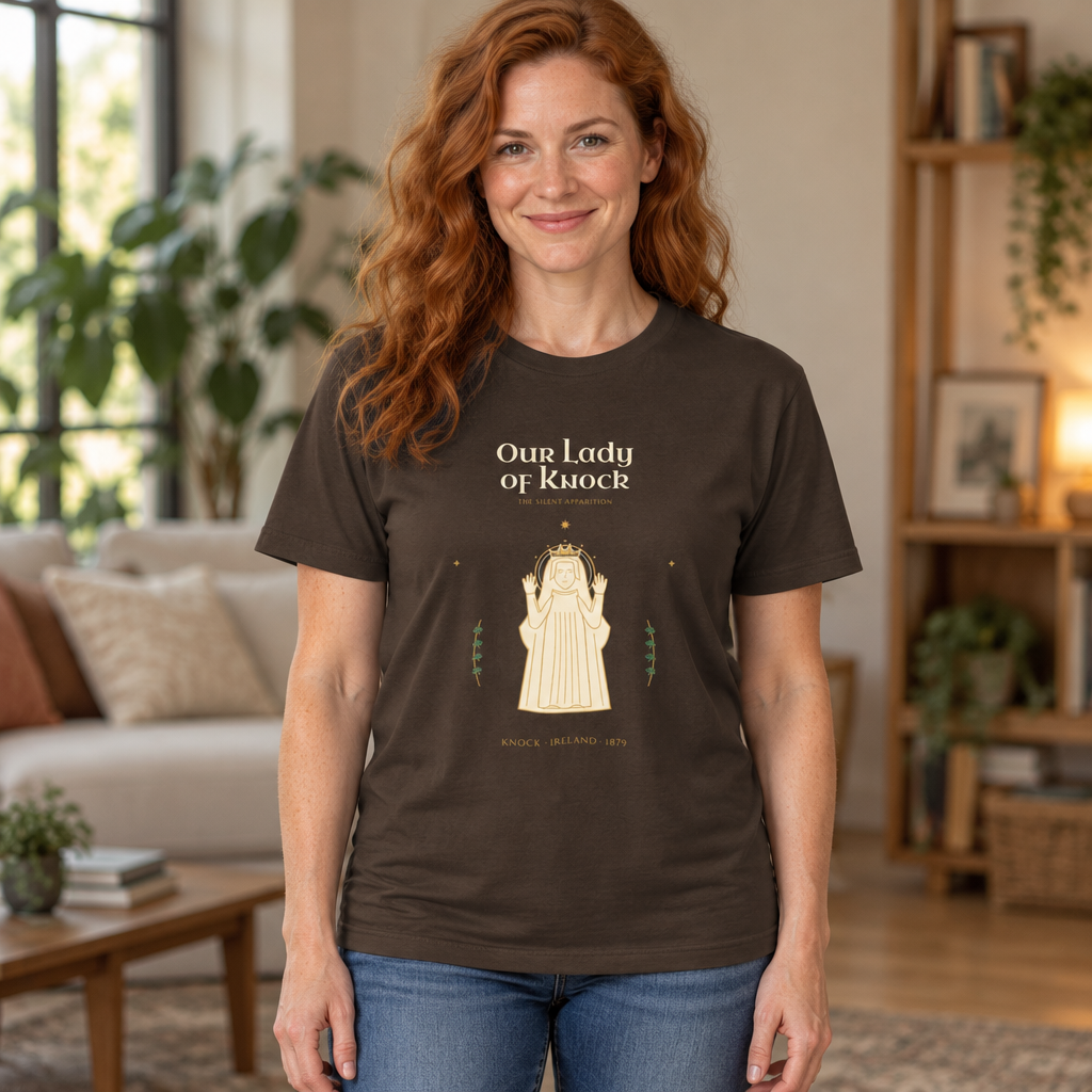 Our Lady of Knock Catholic Religious Graphic T-Shirt