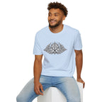 Occult Trident Graphic T-Shirt — Gothic Sigil Chest Design - MATER AETERNA