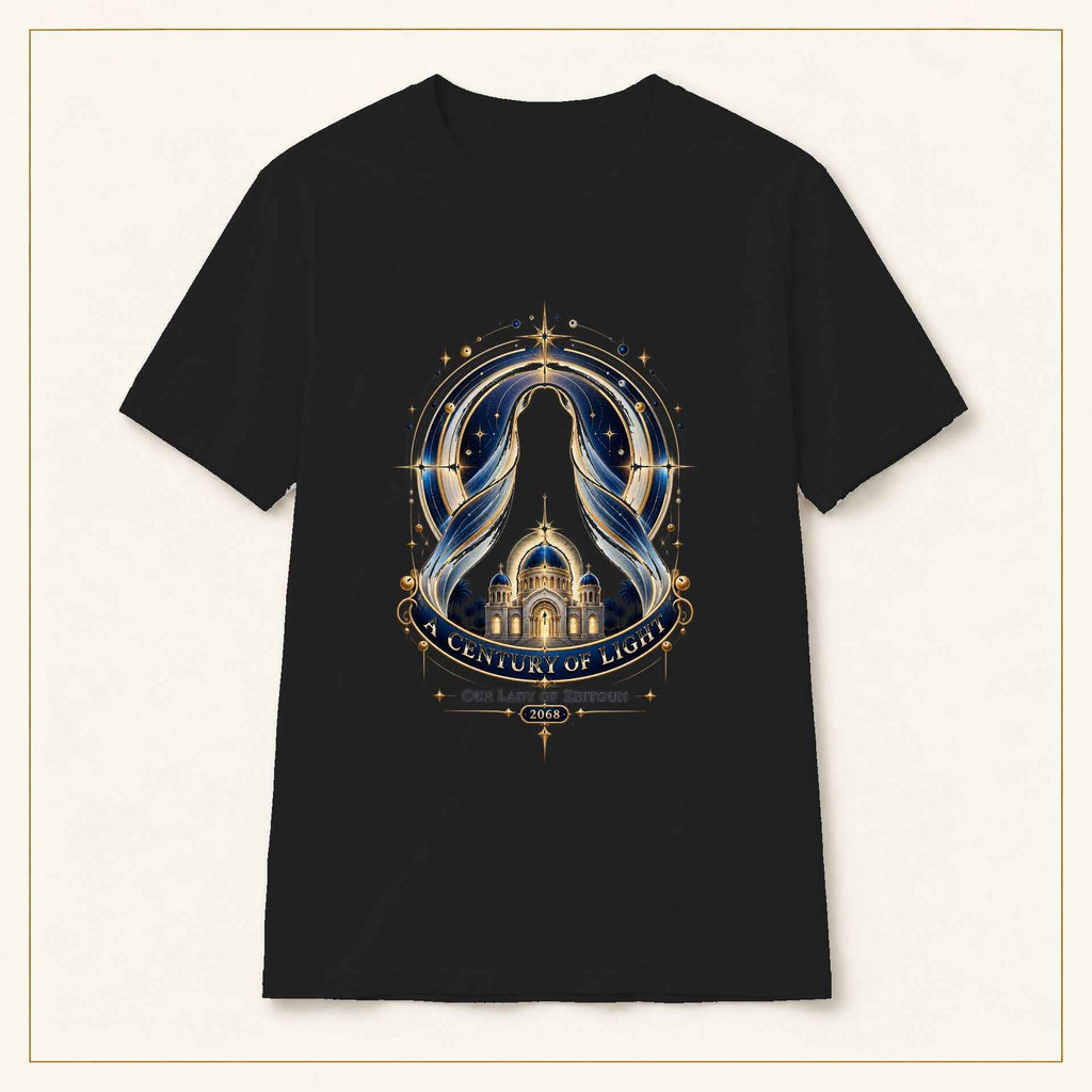 A Century of Light T-Shirt — Our Lady of Zeitoun