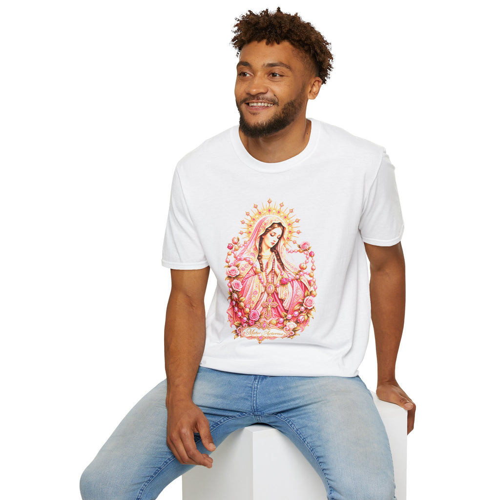 Our Lady of Guadalupe T-Shirt — Vintage Rose - MATER AETERNA