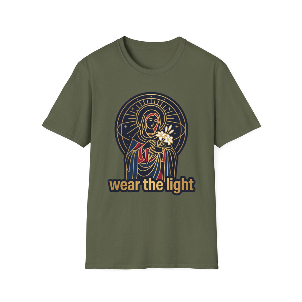 Radiant Madonna T-Shirt — Wear the Light - MATER AETERNA