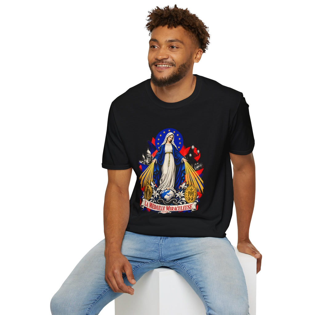 Virgin Mary 'La Médaille Miraculeuse' Graphic T-Shirt