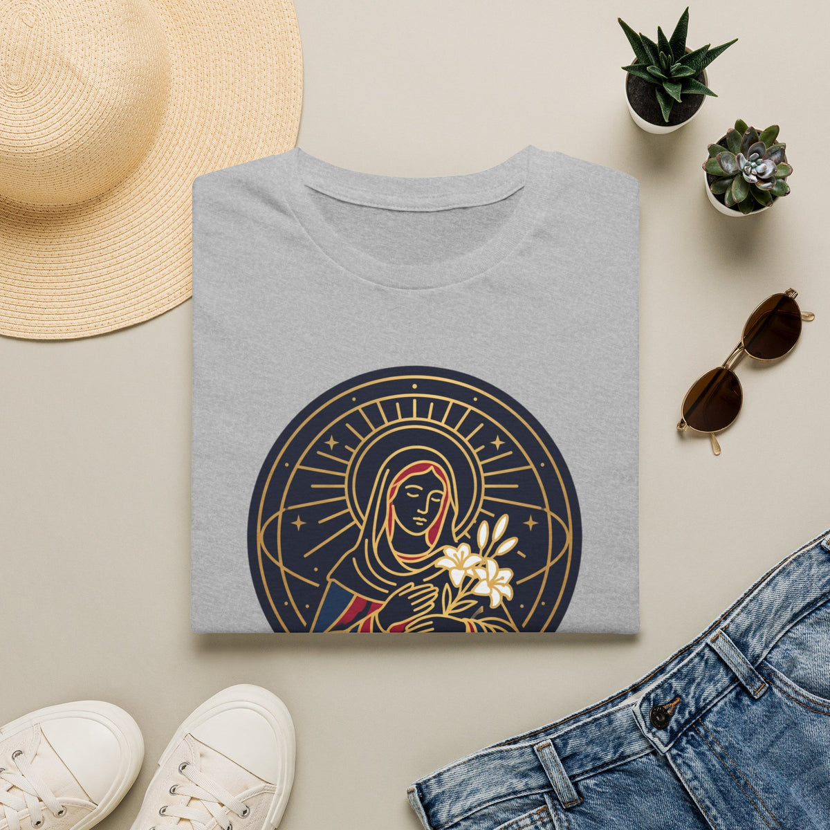 Wear The Light T-Shirt — Radiant Madonna Graphic Tee