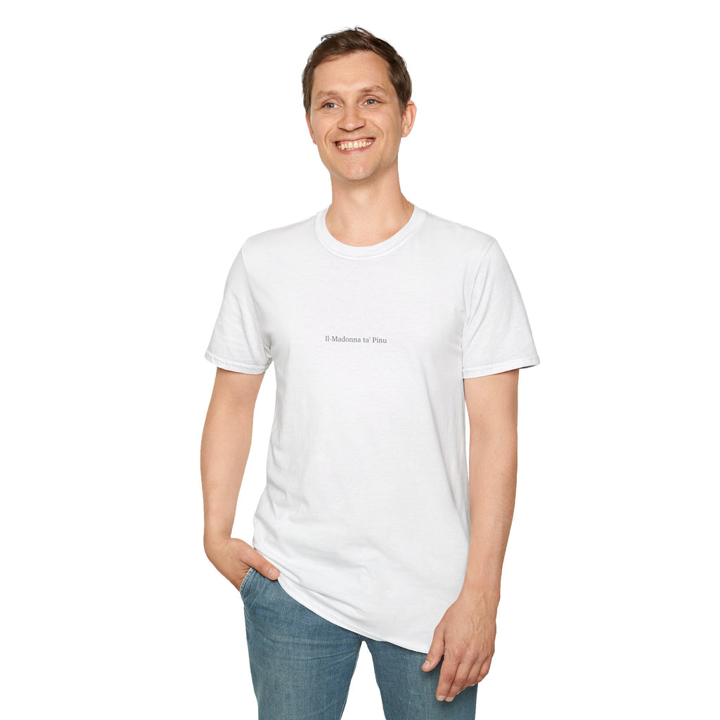Our Lady of Ta' Pinu — Golden Rose White T-Shirt - MATER AETERNA