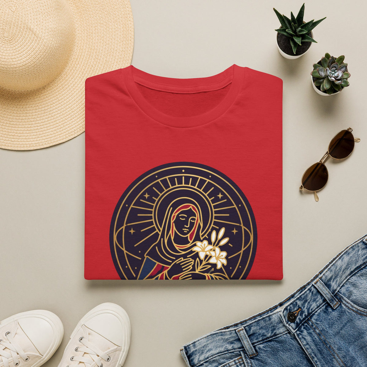 Wear The Light T-Shirt — Radiant Madonna Graphic Tee