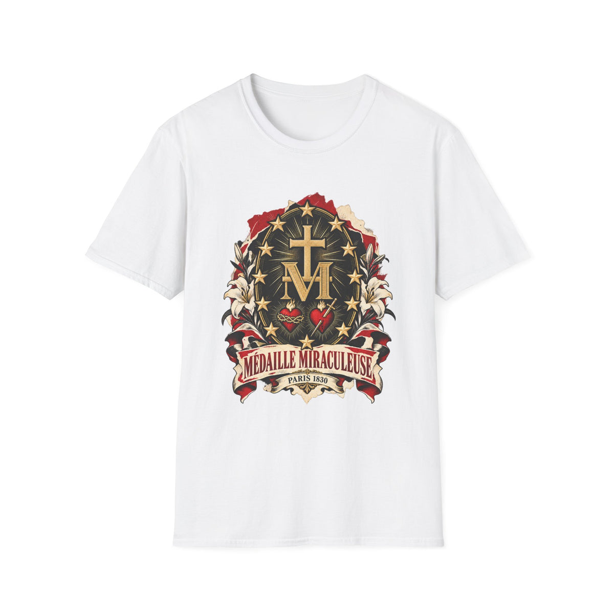 Medaille Miraculeuse Catholic Faith T-Shirt