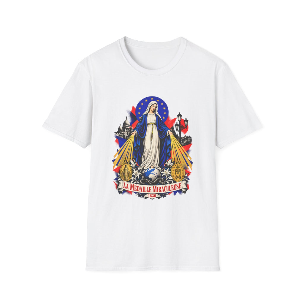Virgin Mary 'La Médaille Miraculeuse' Graphic T-Shirt
