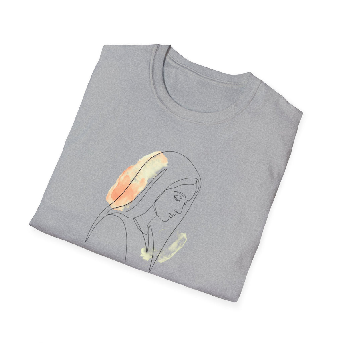 Minimal Line Art T-Shirt — Wear the Light - MATER AETERNA