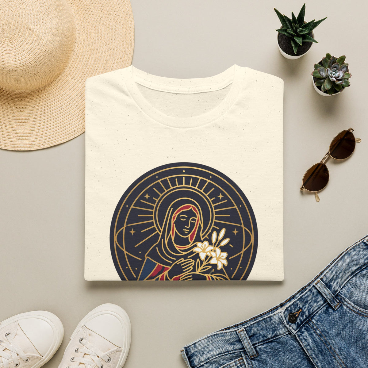 Wear The Light T-Shirt — Radiant Madonna Graphic Tee