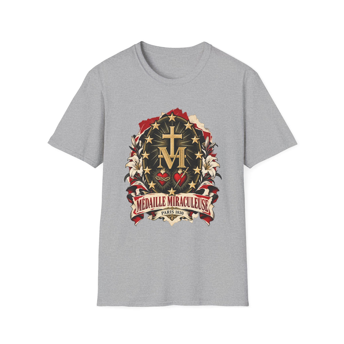 Medaille Miraculeuse Catholic Faith T-Shirt
