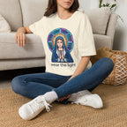 T‑Shirt — 'Wear the Light' Virgin Mary Graphic Tee