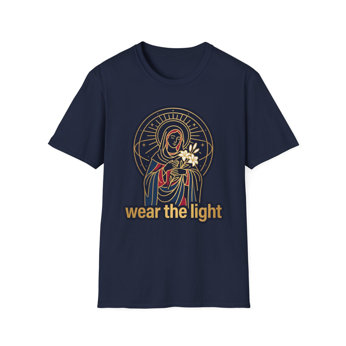 Radiant Madonna T-Shirt — Wear the Light - MATER AETERNA