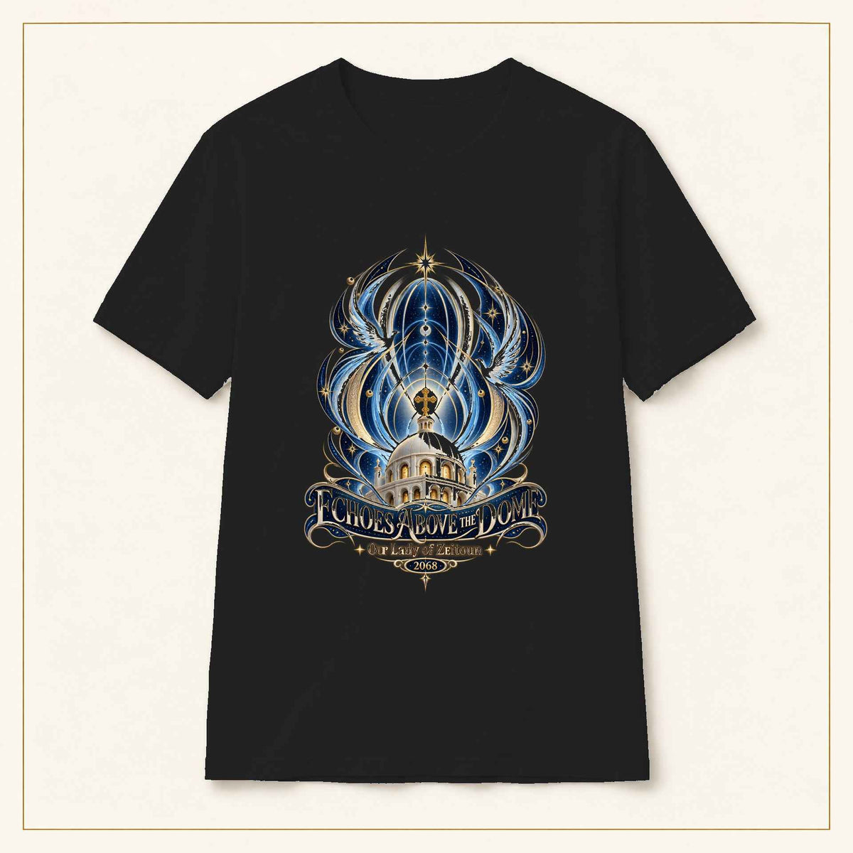 Echoes Above the Dome T-Shirt — Our Lady of Zeitoun