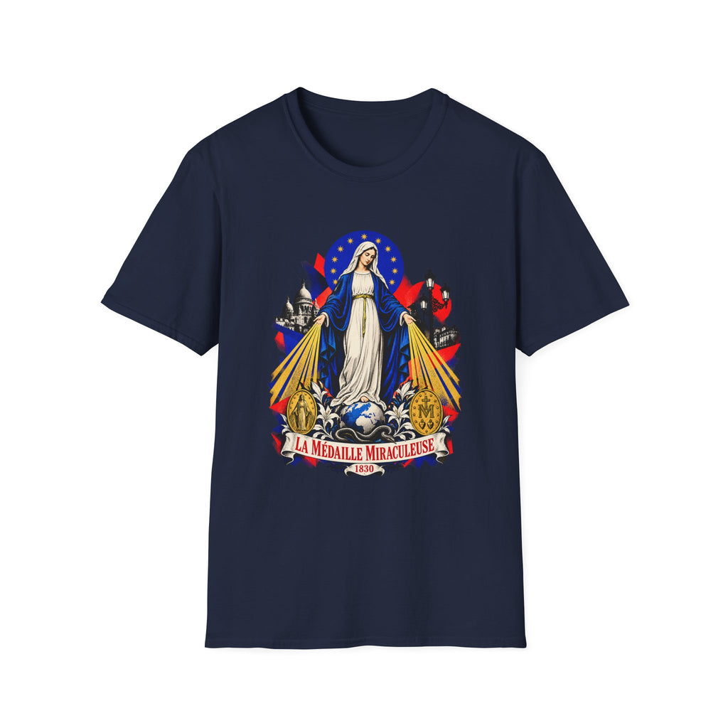 Virgin Mary 'La Médaille Miraculeuse' Graphic T-Shirt