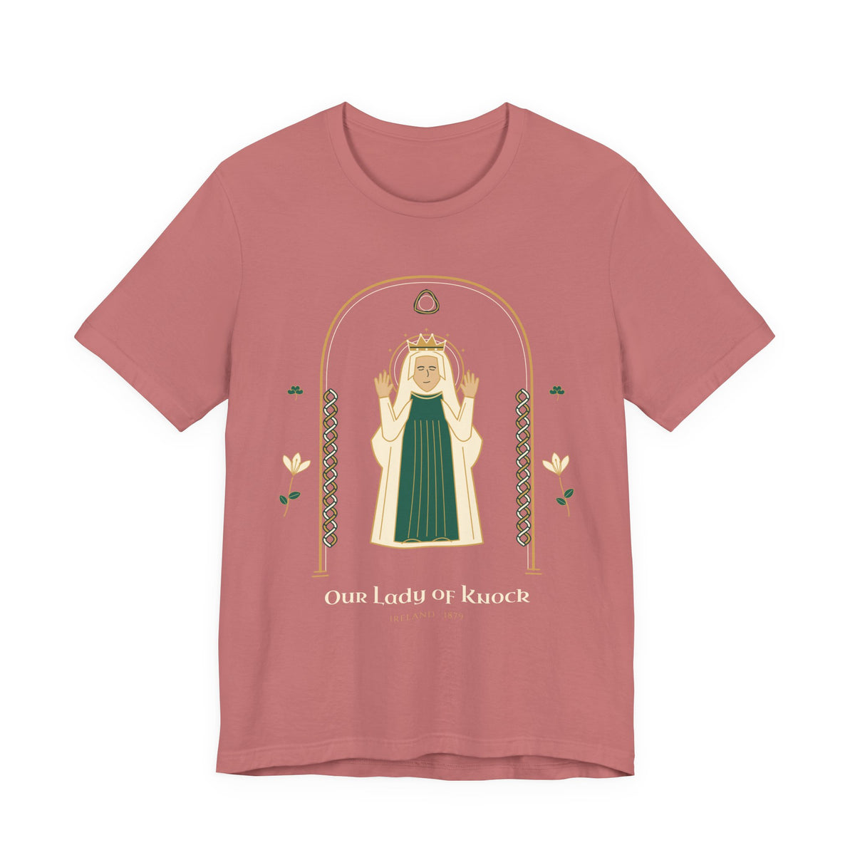 Our Lady of Knock T-Shirt — Crowned Madonna