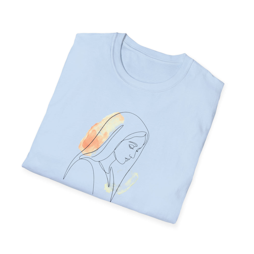 Minimal Line Art T-Shirt — Wear the Light - MATER AETERNA