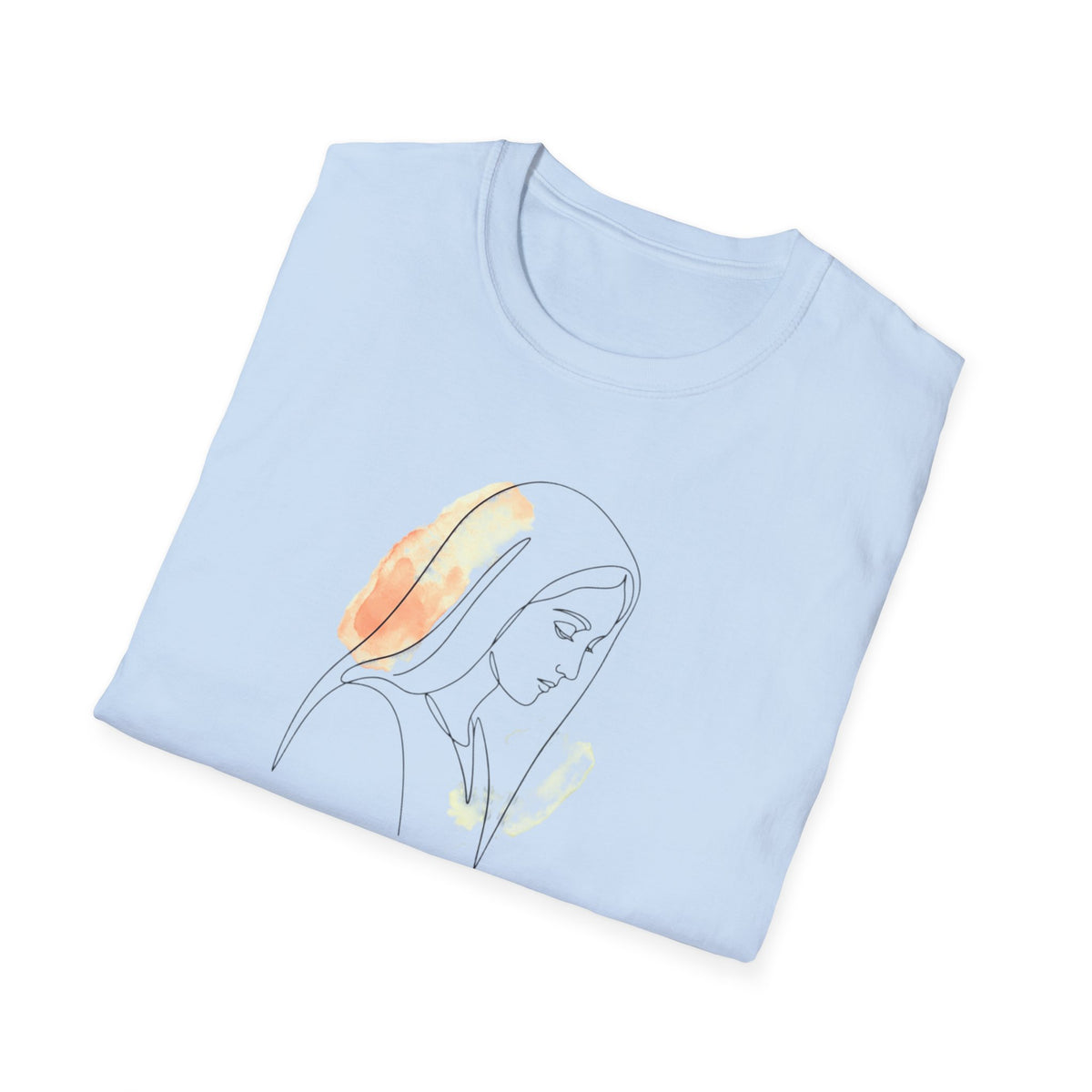 Minimal Line Art T-Shirt — Wear the Light - MATER AETERNA